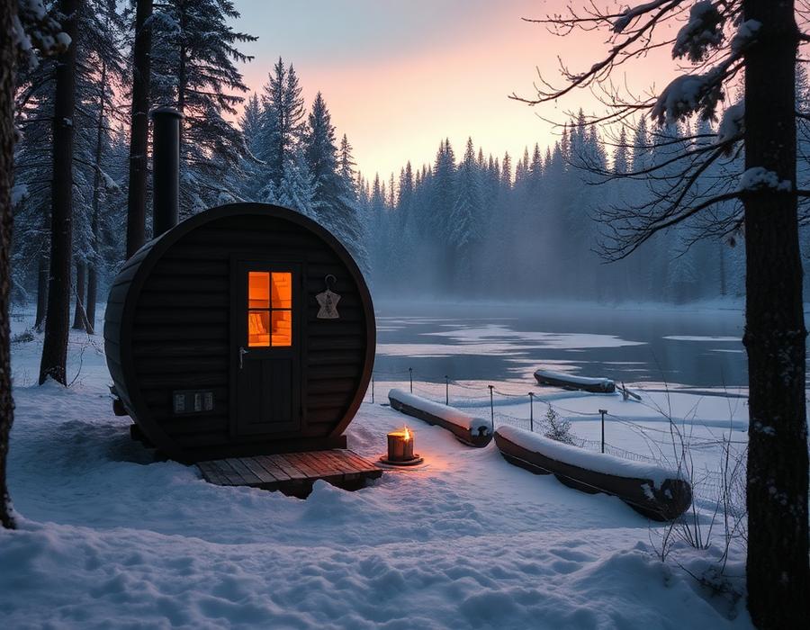 Arctic Lake Smoke Sauna
